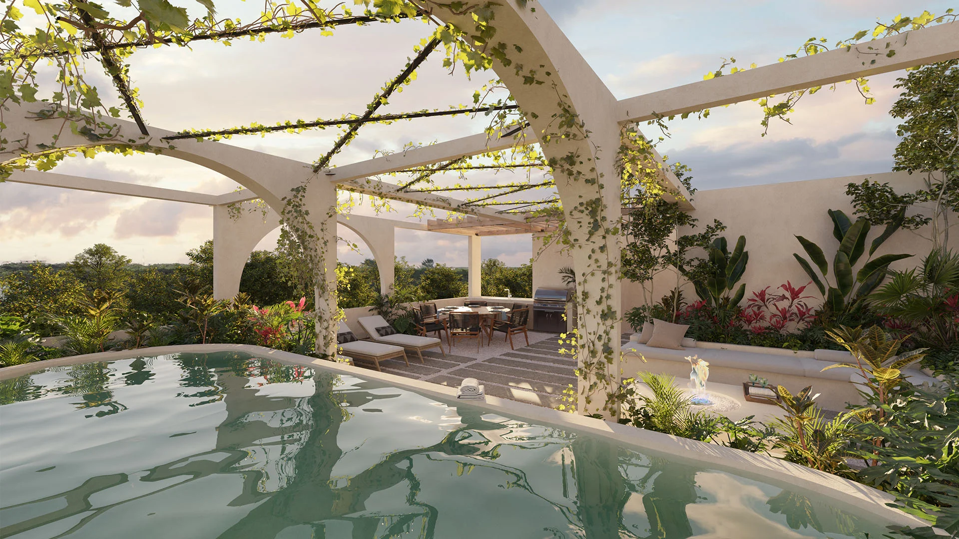 Vernal_Rooftop_atardecer_